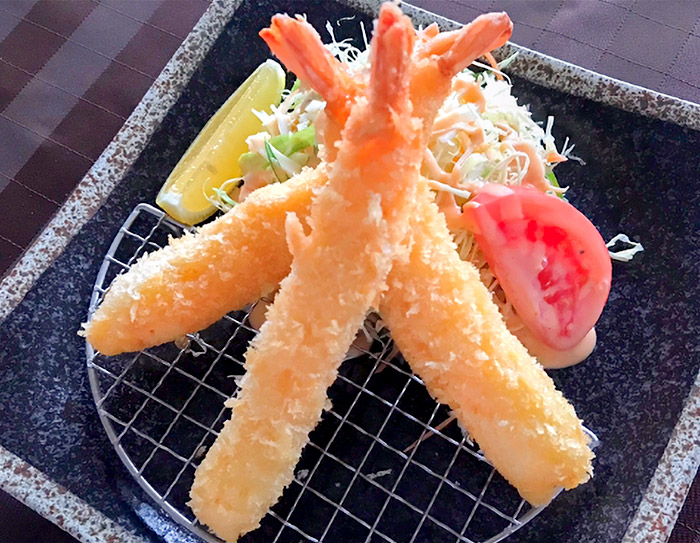 エビフライ定食